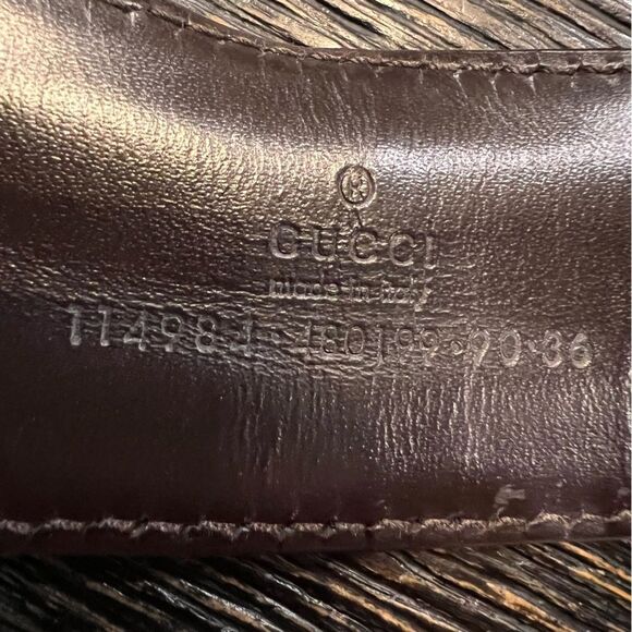 Gucci Belt with Iconic Web-line Design 90/36 - Picture 4 of 7